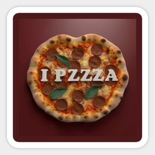 I love Pizza Sticker